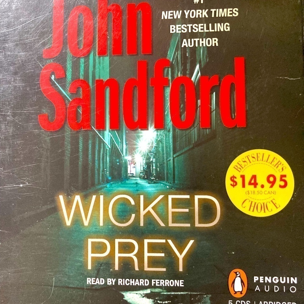 Book on tape-John Sandford-Wicked Prey-Novel